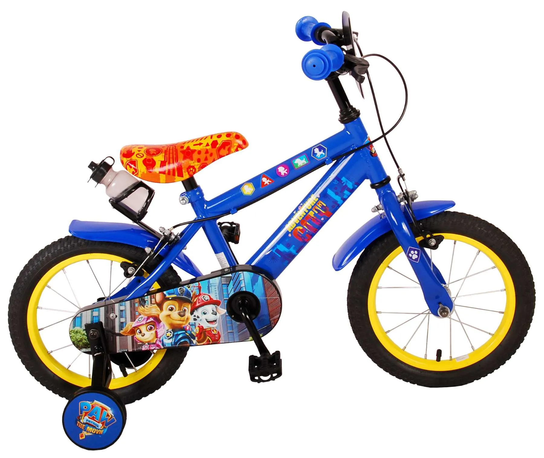 Bicicleta infantil Patrulla Canina the Movie 14 pulgadas Azul Dos frenos 2 Bicicleta infantil Patrulla Canina the Movie 14 pulgadas Azul Dos frenos 2