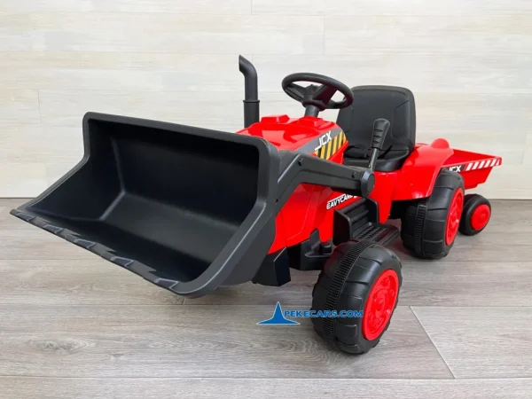 Tractor Electrico Peketrac 3100 12V 2.4G Rojo 5