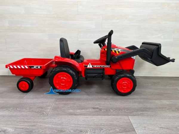 Tractor Electrico Peketrac 3100 12V 2.4G Rojo 8