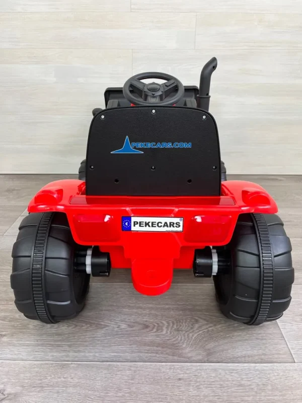 Tractor Electrico Peketrac 3100 12V 2.4G Rojo 9