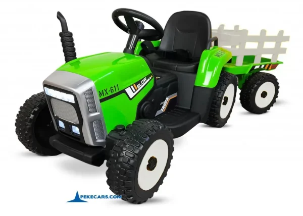 Tractor Eléctrico Peketrac 5100 12V Verde 3