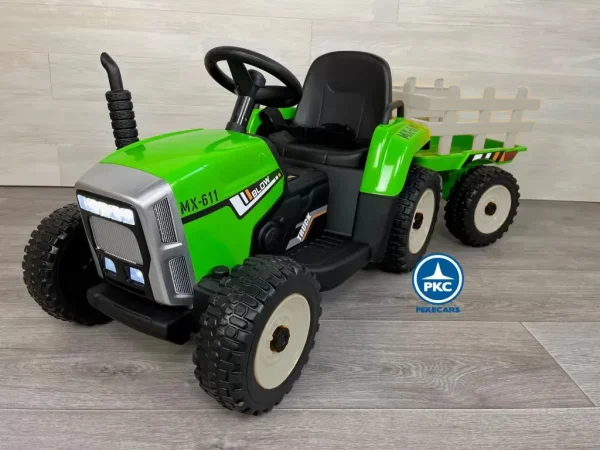 Tractor Eléctrico Peketrac 5100 12V Verde 7