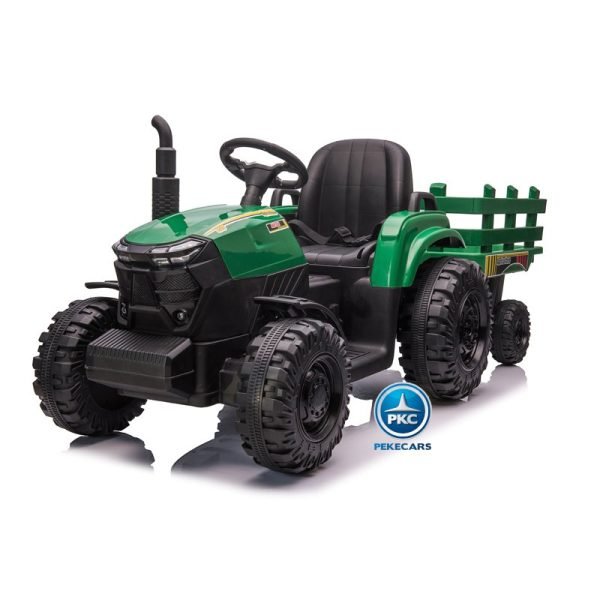 Tractor Eléctrico Peketrac 6100 24V 2.4G Verde 3