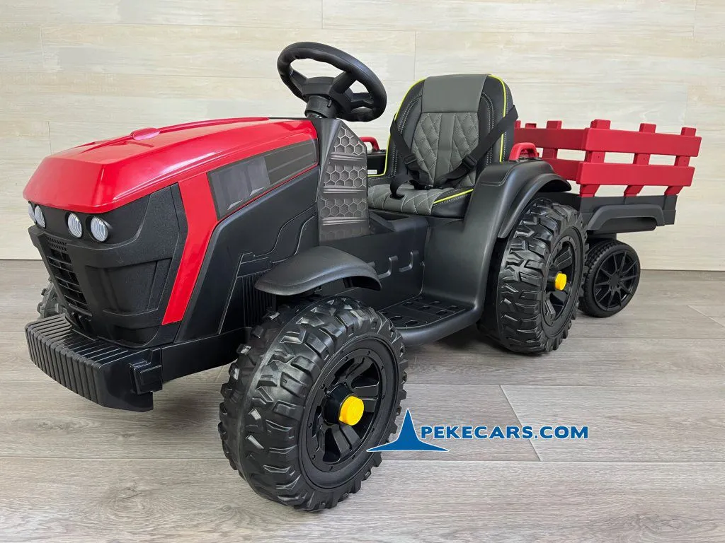 peketrac-7100-rojo-01.webp Tractor Electrico Peketrac 7100 12V Case III Style 5