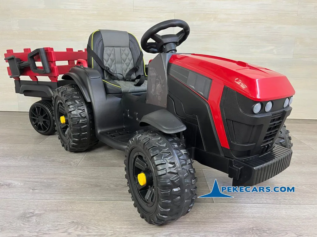 peketrac-7100-rojo-03.webp Tractor Electrico Peketrac 7100 12V Case III Style 7