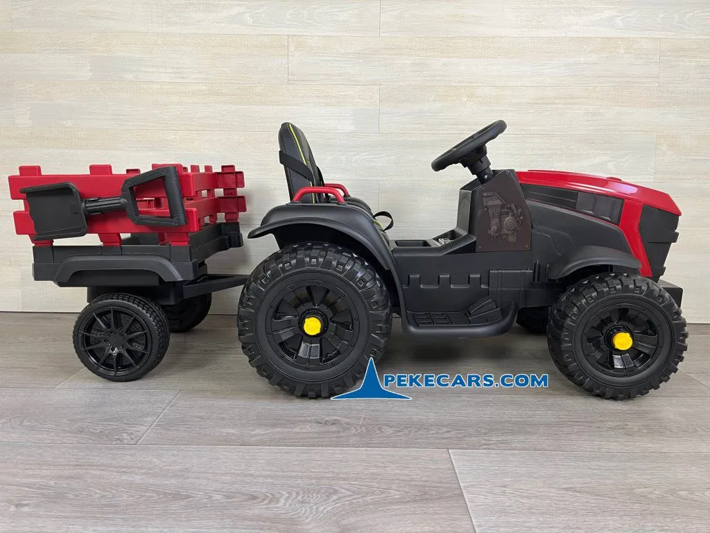 peketrac-7100-rojo-04.webp Tractor Electrico Peketrac 7100 12V Case III Style 8