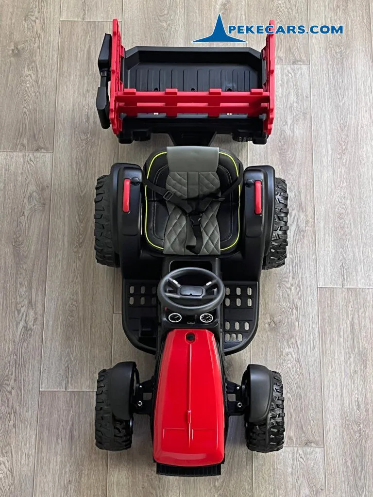 peketrac-7100-rojo-06.webp Tractor Electrico Peketrac 7100 12V Case III Style 10