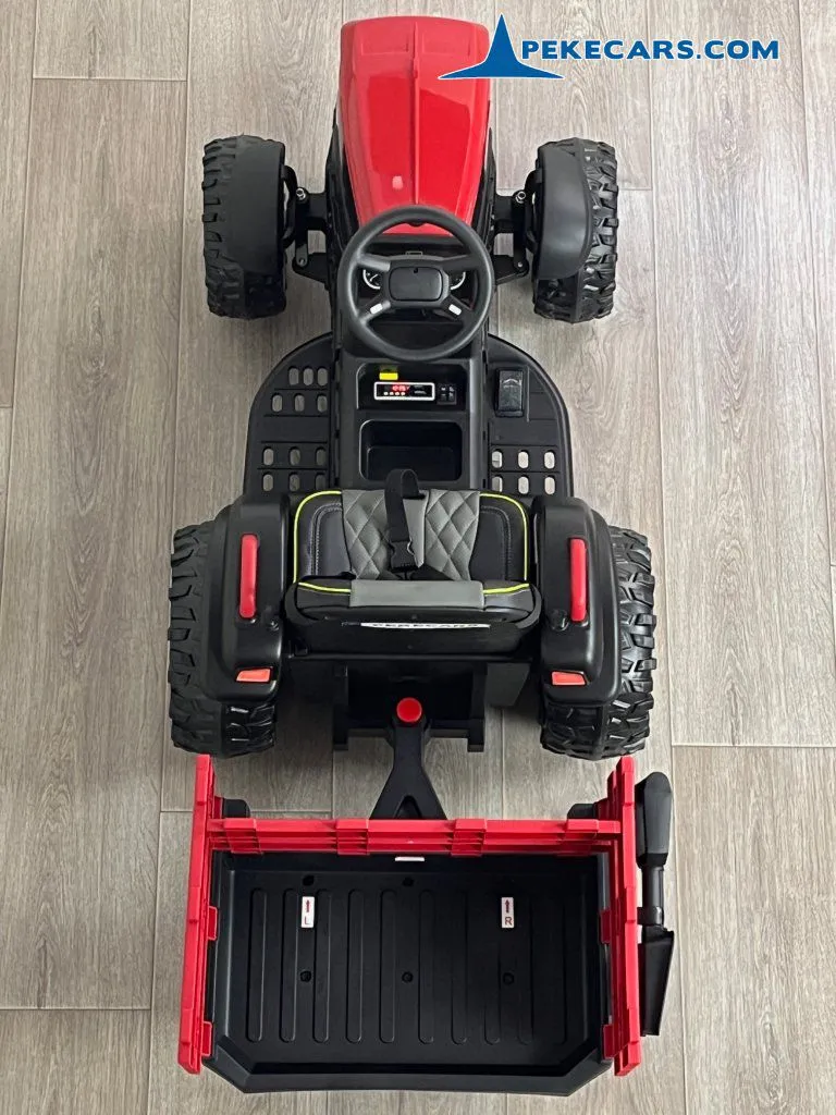 peketrac-7100-rojo-07.webp Tractor Electrico Peketrac 7100 12V Case III Style 11