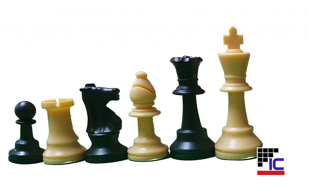 Piezas de Ajedrez de Plástico Staunton 6 Plomadas 2