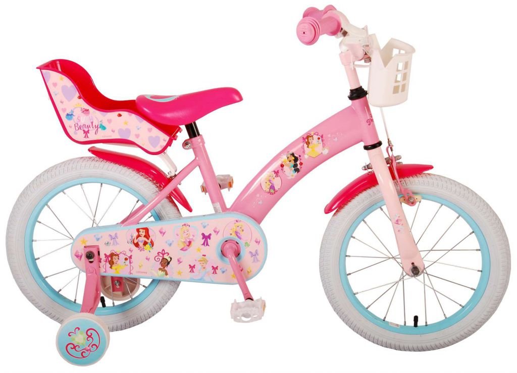 Bicicleta Infantil Princesas Disney 16 Pulgadas Rosa 1