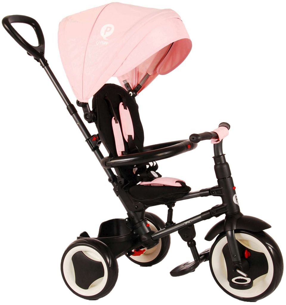 Triciclo Rito 3 en 1 Rosa Deluxe QPlay 2