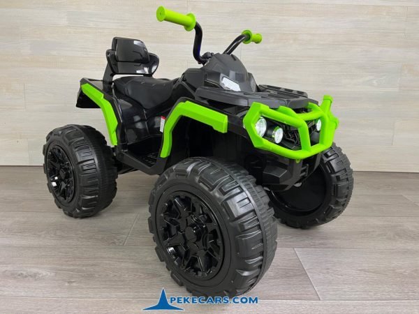 Quad Eléctrico 906D 12V 2.4G Verde y Negro 7