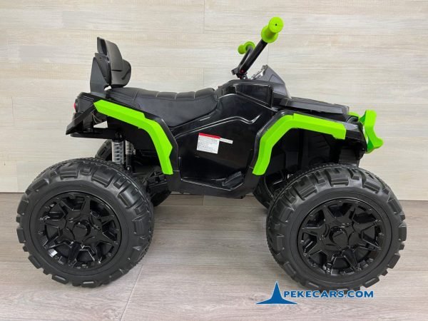 Quad Eléctrico 906D 12V 2.4G Verde y Negro 8