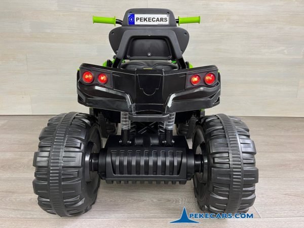 Quad Eléctrico 906D 12V 2.4G Verde y Negro 9