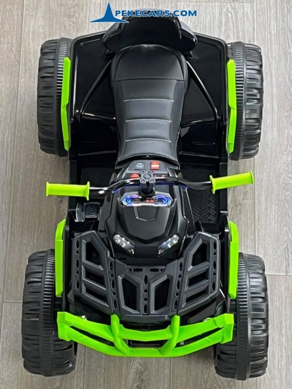 Quad Eléctrico 906D 12V 2.4G Verde y Negro 10