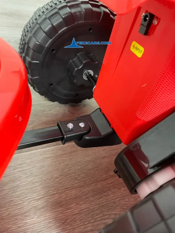 Quad Electrico Racing Speed 6V Rojo con Remolque 16
