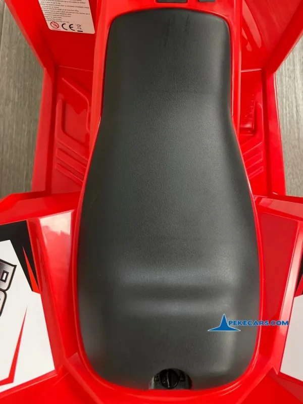 Quad Electrico Racing Speed 6V Rojo con Remolque 17