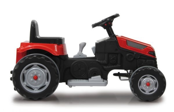 Tractor Strong Bull Rojo 6V + Remolque 9