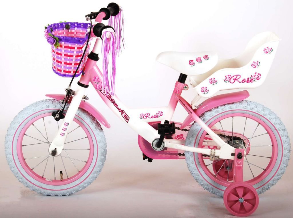 rose-14-pulgadas-rosa-95-011.jpg Bicicleta infantil Rose 14 pulgadas Blanco Volare 14