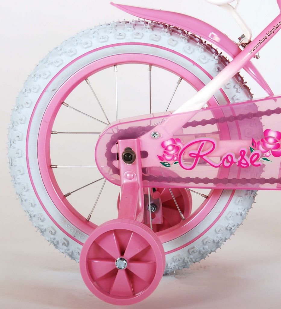 rose-14-pulgadas-rosa-95-03.jpg Bicicleta infantil Rose 14 pulgadas Blanco Volare 6