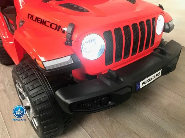 Jeep Wrangler Rubicon 12V Rojo 11