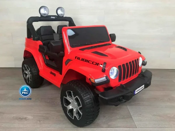 Jeep Wrangler Rubicon 12V Rojo 5