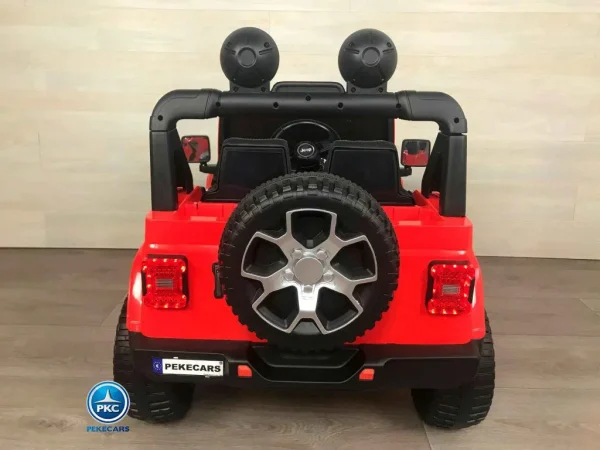 Jeep Wrangler Rubicon 12V Rojo 9