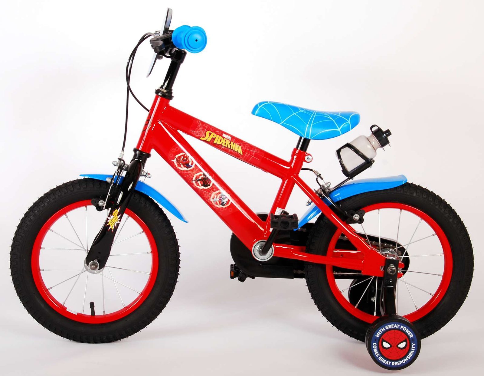 spider-man-14-pulgadas-rojo-012.jpg Bicicleta infantil Spider-Man 14 pulgadas Rojo Dos frenos 15