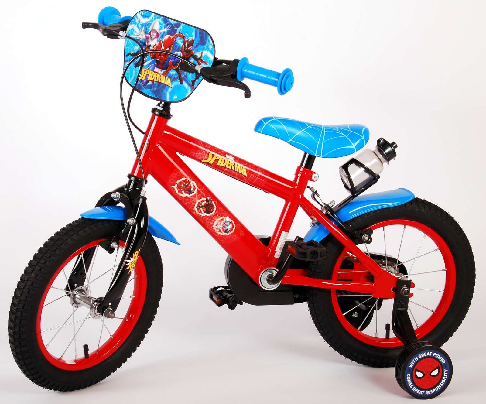 spider-man-14-pulgadas-rojo-013.jpg Bicicleta infantil Spider-Man 14 pulgadas Rojo Dos frenos 16