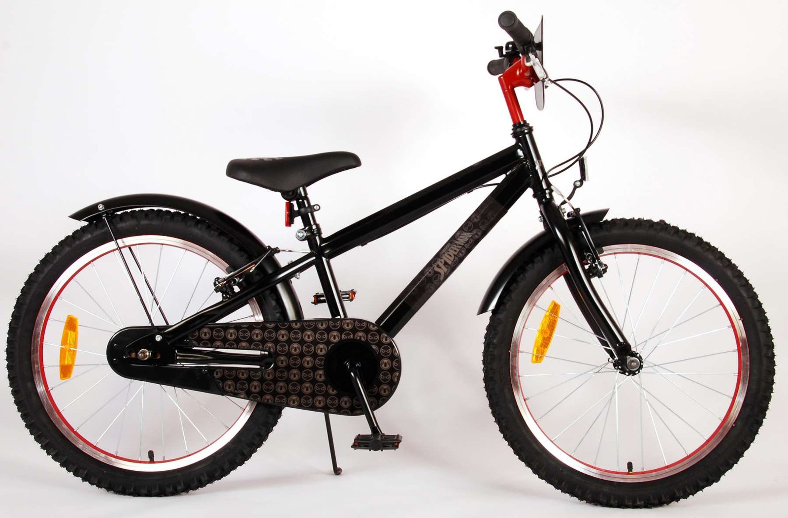 Bicicleta para niños Spider-Man 20 pulgadas Negro Mate 2 frenos 2