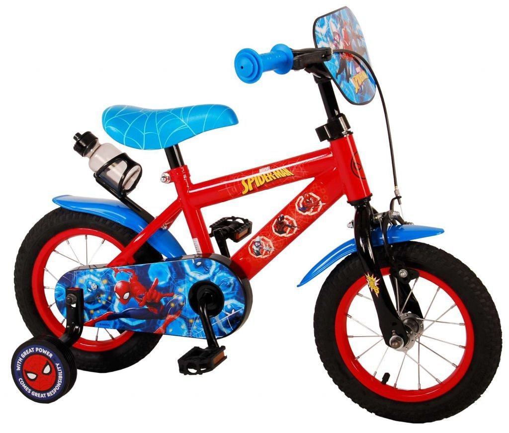 spider-man-chicos-12-pulgadas-01.jpg Bicicleta Infantil Spider-Man 12 Pulgadas Rojo 4