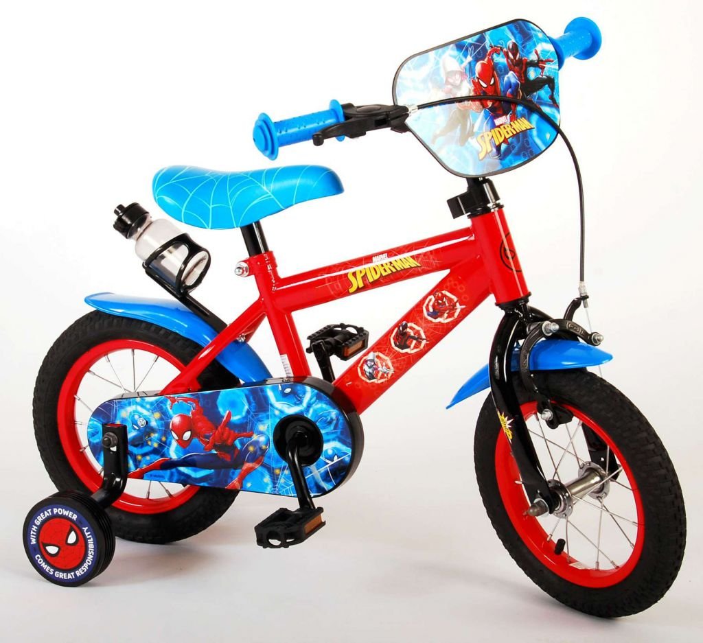 spider-man-chicos-12-pulgadas-02.jpg Bicicleta Infantil Spider-Man 12 Pulgadas Rojo 5