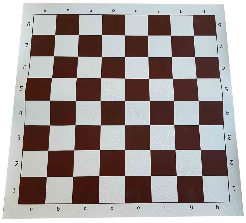 TABLERO DE AJEDREZ lona enrollable marrón 2