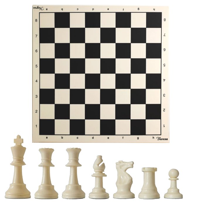 JUEGOS DE TABLEROS DE AJEDREZ 45X45 + PIEZAS ECI 2