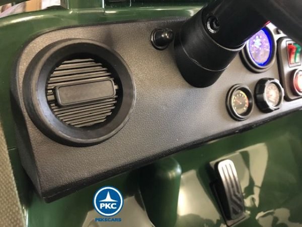 Todoterreno Willys Army Jeep 12V verde 10