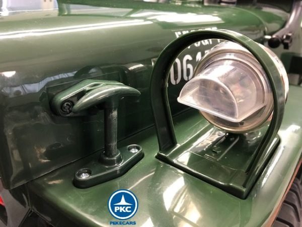 Todoterreno Willys Army Jeep 12V verde 13