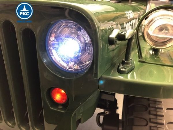 Todoterreno Willys Army Jeep 12V verde 14