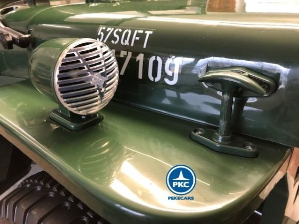 Todoterreno Willys Army Jeep 12V verde 16