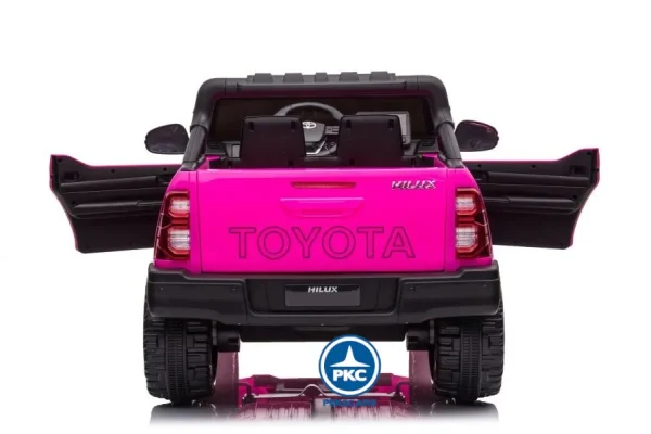 Toyota Hilux 12v 2.4G Rosa con Pantalla Tactil MP4 9