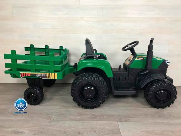 Tractor Eléctrico Peketrac 6100 24V 2.4G Verde 4