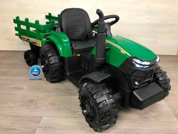 Tractor Eléctrico Peketrac 6100 24V 2.4G Verde 5