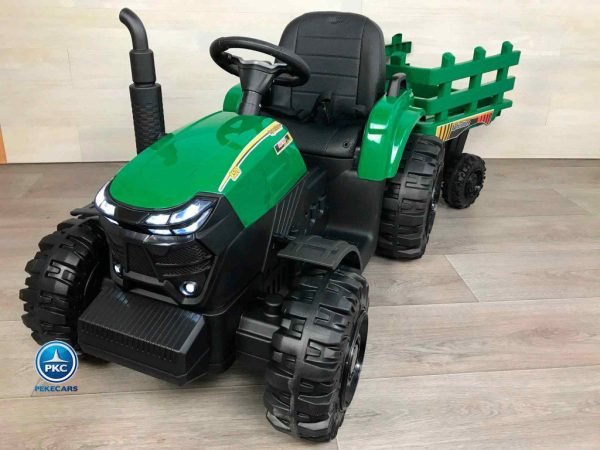 Tractor Eléctrico Peketrac 6100 24V 2.4G Verde 7