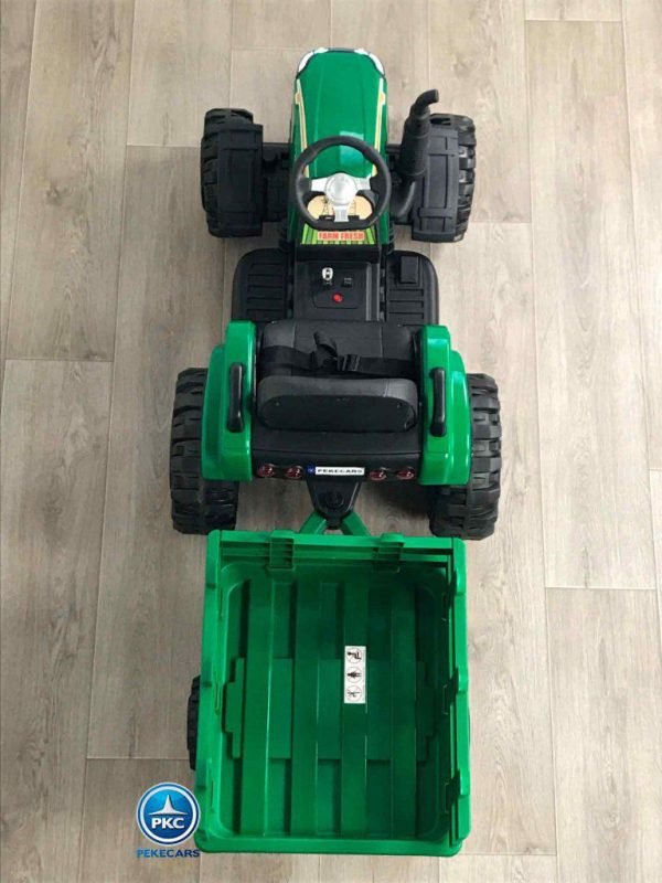 Tractor Eléctrico Peketrac 6100 24V 2.4G Verde 10