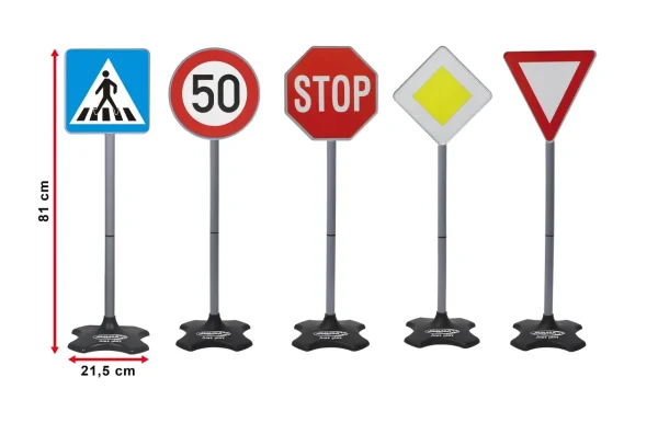 Set 5 señales de tráfico Obligatorias para niños 4