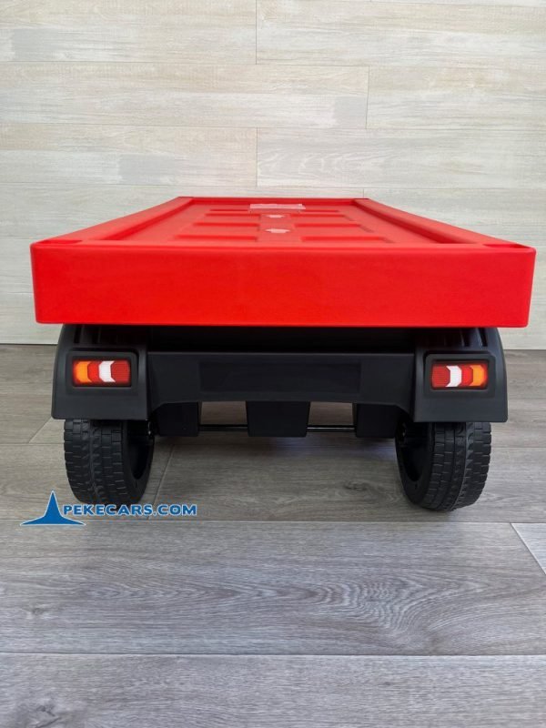 Trailer Rojo para Mercedes Actros 8