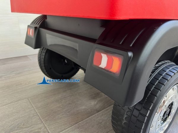 Trailer Rojo para Mercedes Actros 11