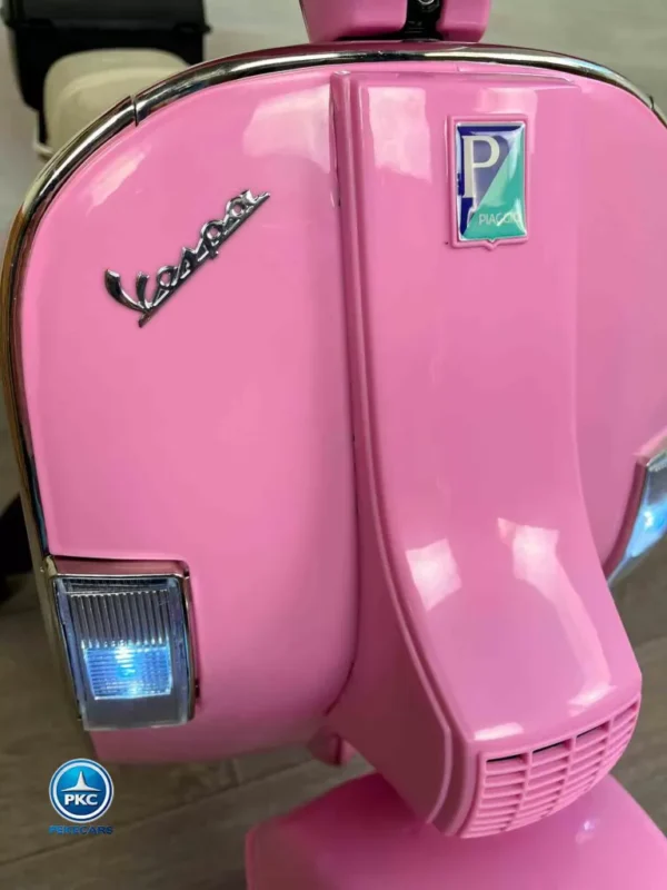 Vespa Clásica Piaggio PX-150 12V Rosa. Ruedas EVA 12