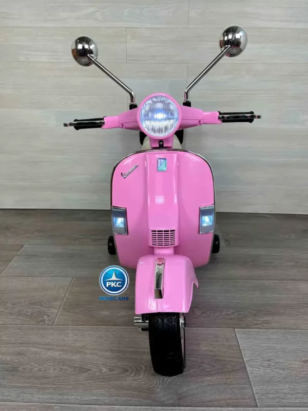 Vespa Clásica Piaggio PX-150 12V Rosa. Ruedas EVA 6