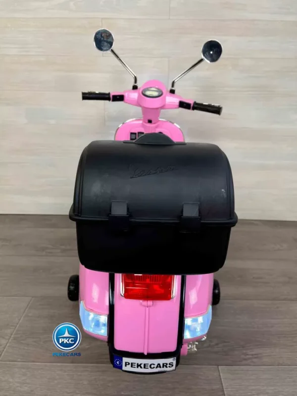 Vespa Clásica Piaggio PX-150 12V Rosa. Ruedas EVA 8