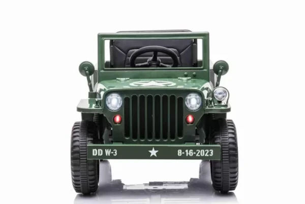 Todoterreno Willys Army Jeep 12V 1 Plaza verde 5